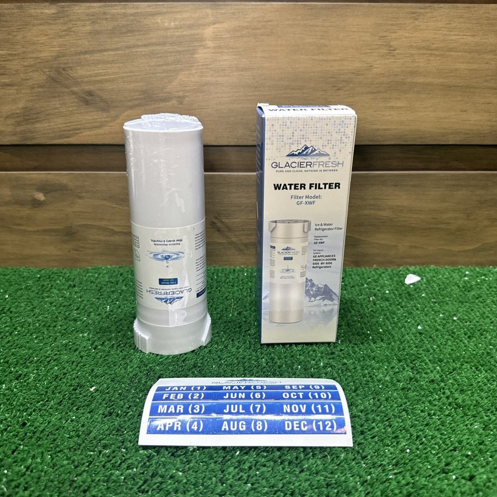 GLACIER FRESH GF-XWF Refrigerator Water Filter Replacement for‎ GE XWF